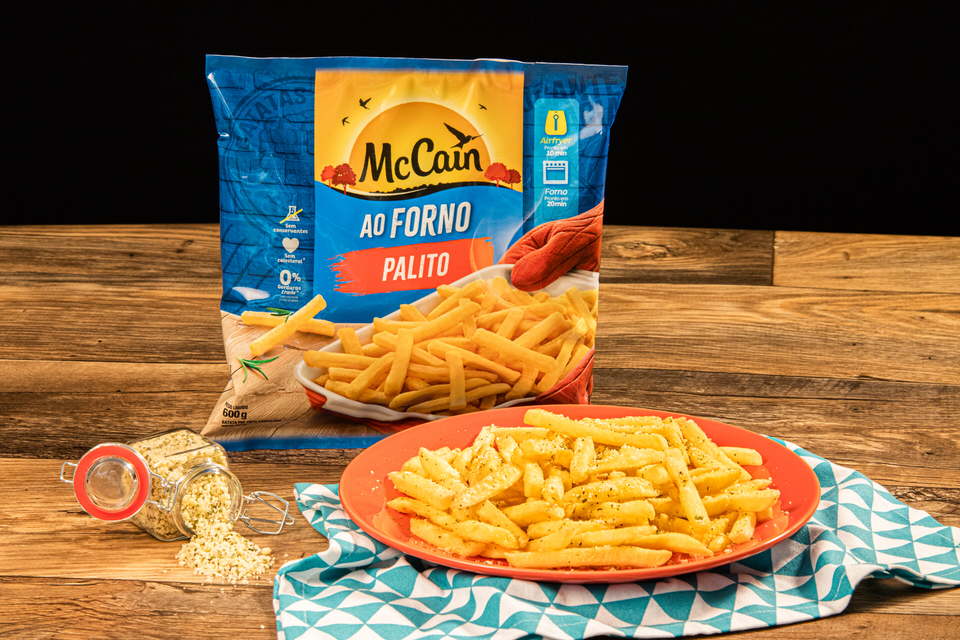 Novidade Mc Cain feita para airfryer, parece até a batata do outro