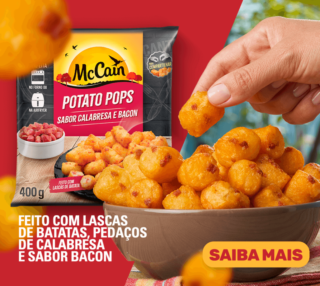 Batata frita com queijo e bacon na airfryer